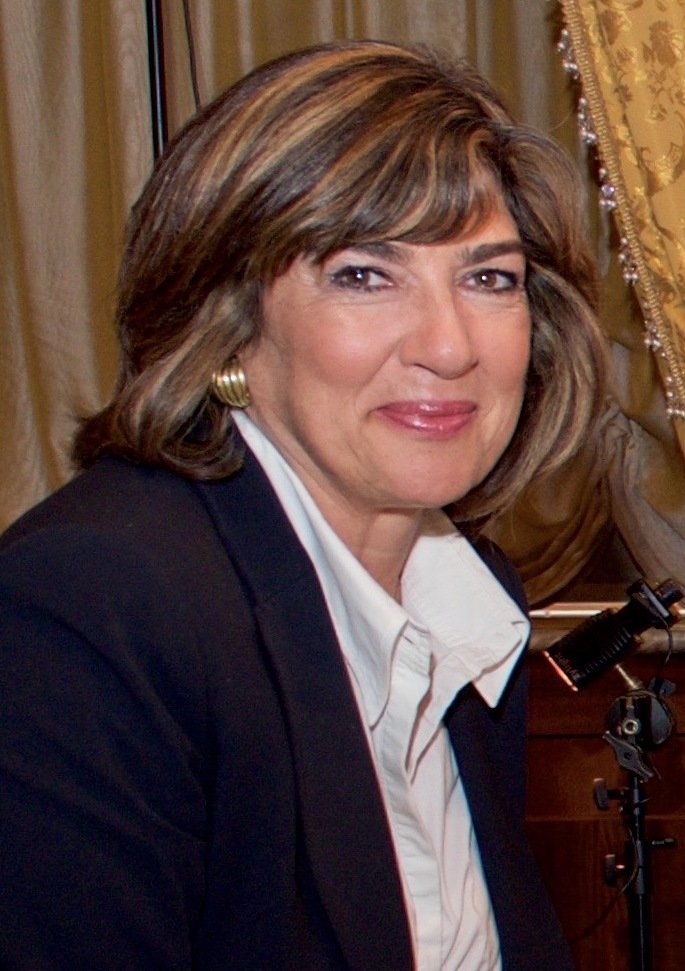 Christiane Amanpour durante entrevista em Viena, em julho de 2015