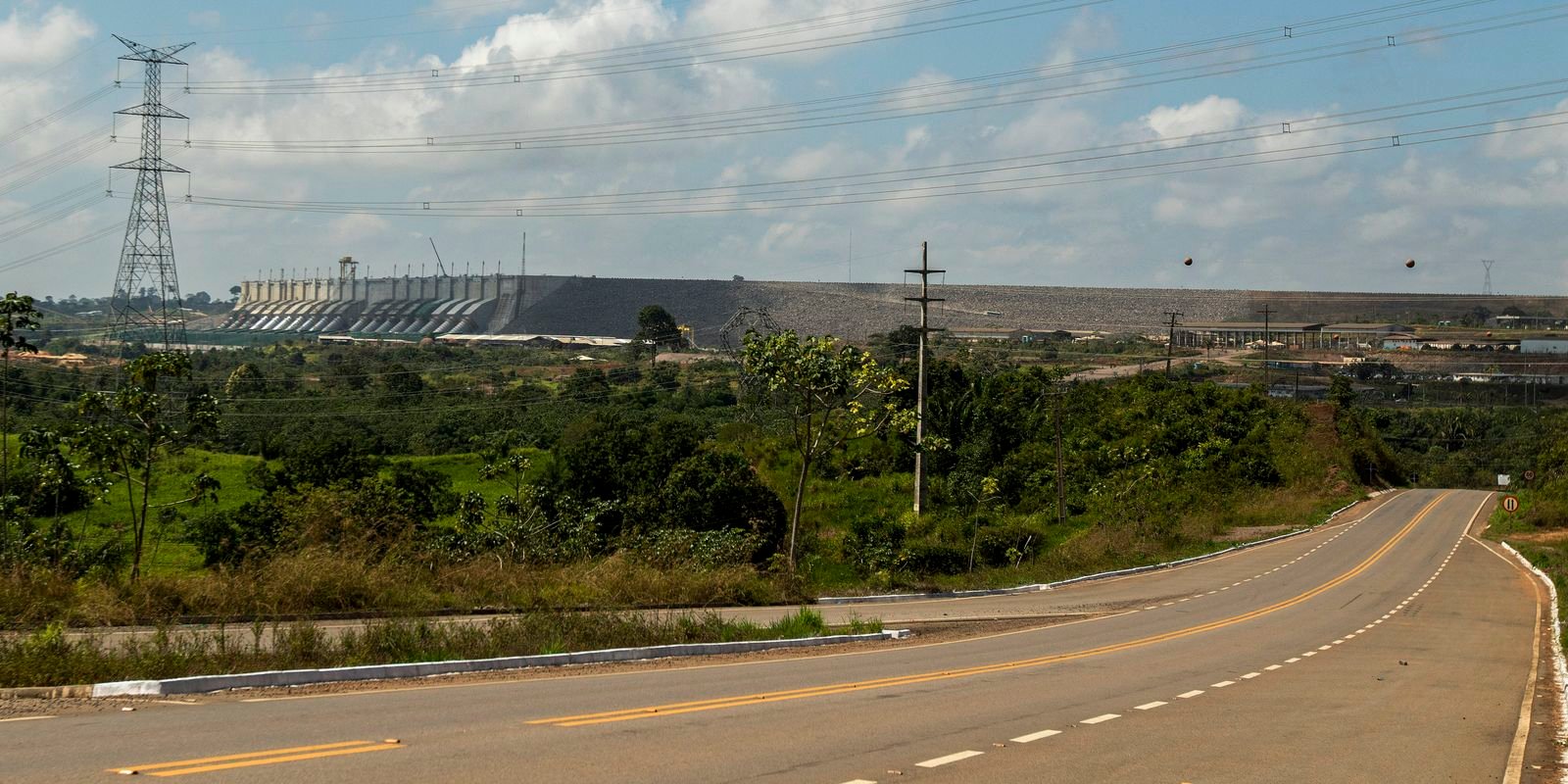 Usina Hidrelétrica de Belo Monte, no Pará, em fotografia de arquivo.