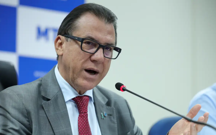 Luiz Marinho divulga dados da Rais em Brasília, em 13 de maio de 2026; fotografia de arquivo.