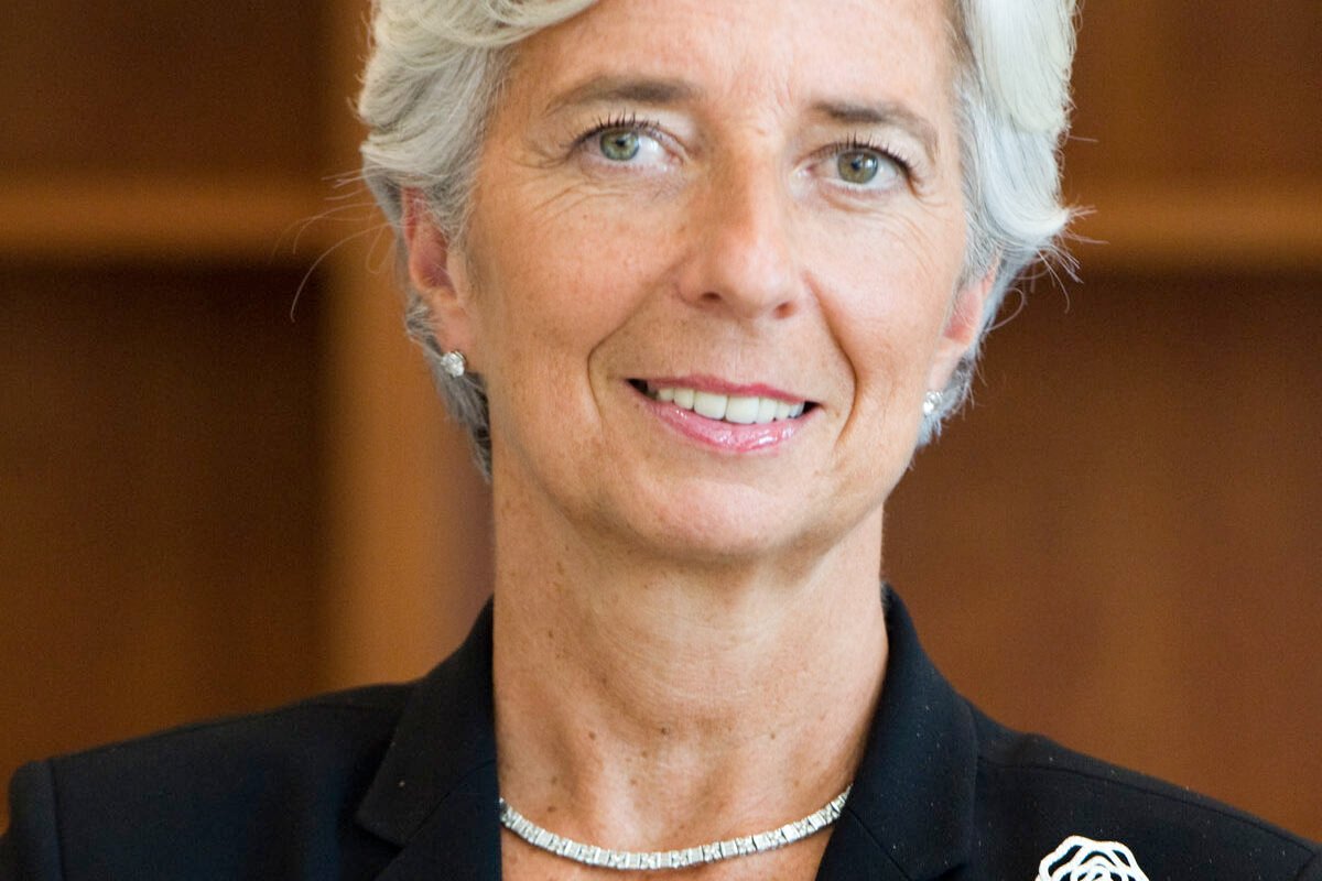 Christine Lagarde em retrato oficial de6de julho de2011, foto de arquivo do FMI; não é registro do anúncio de29de outubro de2026.