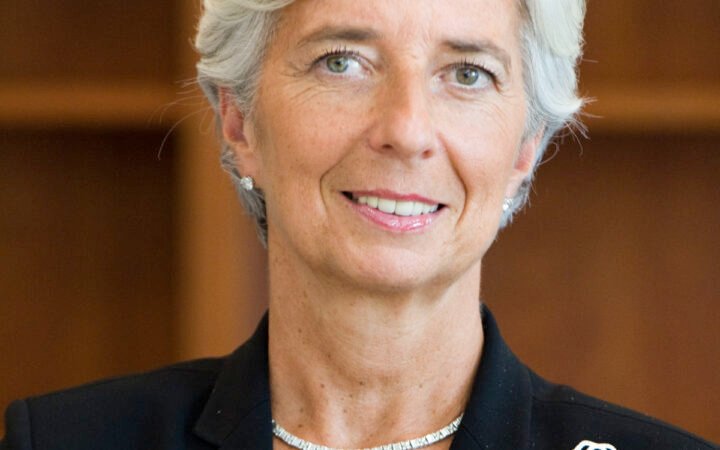 Christine Lagarde em retrato oficial de6de julho de2011, foto de arquivo do FMI; não é registro do anúncio de29de outubro de2026.