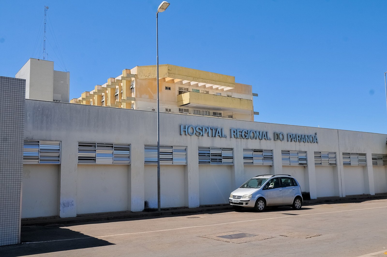 Fachada do Hospital Regional do Paranoá, no Distrito Federal, em fotografia de arquivo de 2019.