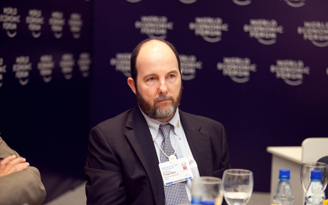 Armínio Fraga em evento do Fórum Econômico Mundial no Rio de Janeiro, em 2009.