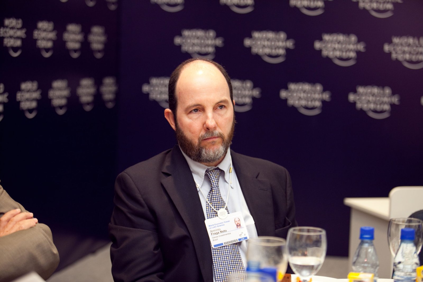 Armínio Fraga em evento do Fórum Econômico Mundial no Rio de Janeiro, em 2009.