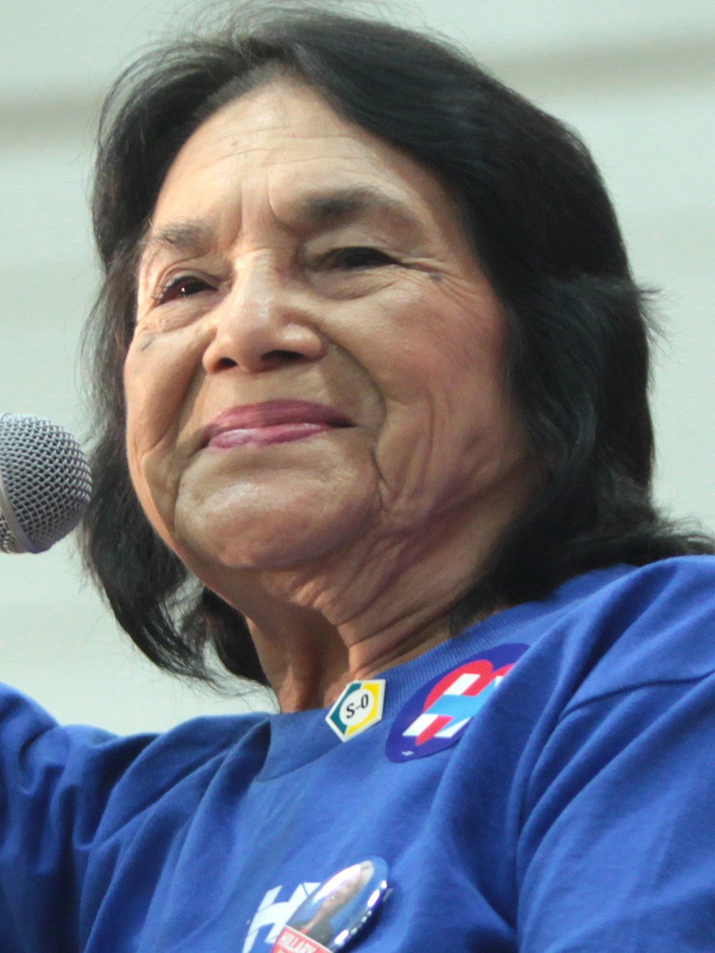 Retrato de Dolores Huerta em2016.