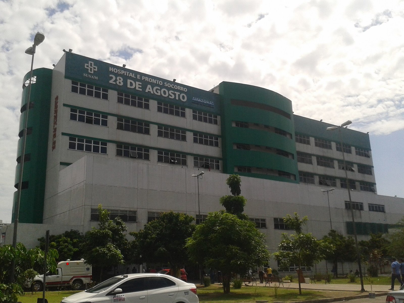 Fachada do Hospital 28 de Agosto em Manaus