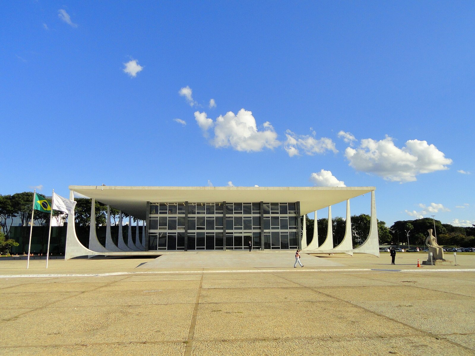 Edifício do Supremo Tribunal Federal em Brasília, fotografado em2012.