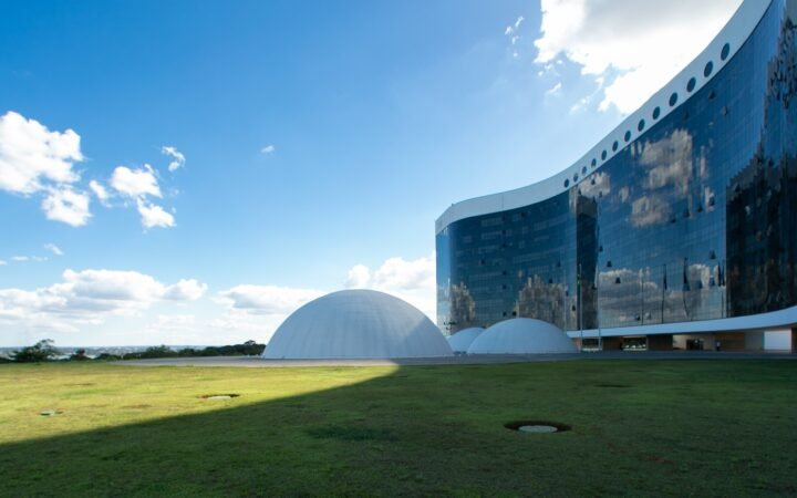 Fachada do Tribunal Superior Eleitoral em Brasília, em fotografia de arquivo.