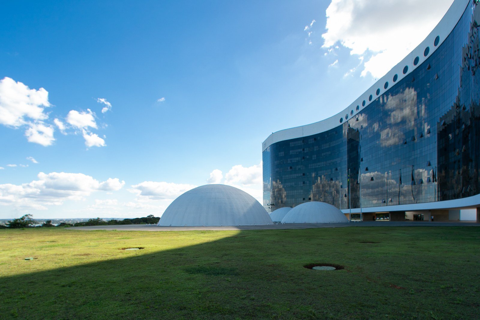 Fachada do Tribunal Superior Eleitoral em Brasília, em fotografia de arquivo.