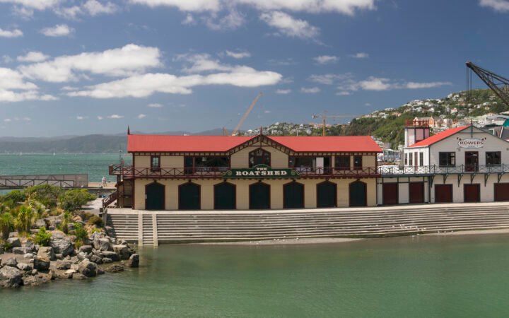 Panorama do porto e da lagoa de Wellington, na Nova Zelândia, em fotografia de arquivo de 2013.